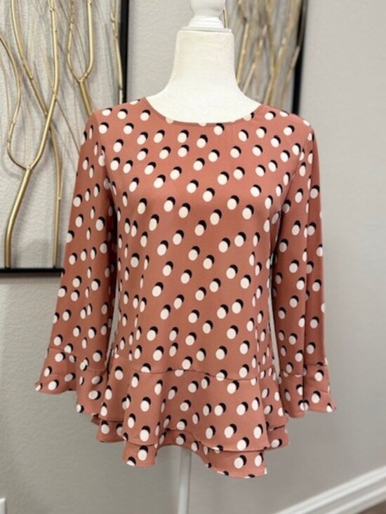 LOFT Polka Dot Blouse - Picture 8 of 15